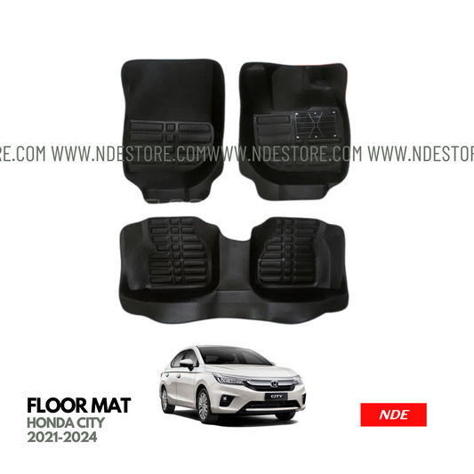 FLOOR MAT 5D STYLE FOR HONDA CITY (2021-2024)