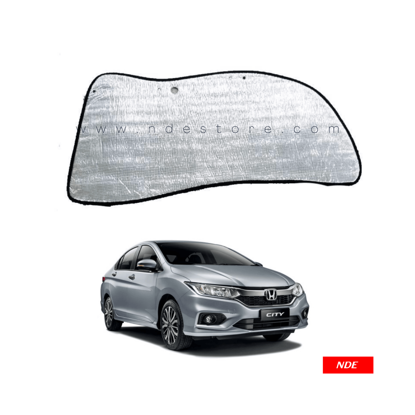 BONNET INSULATOR ALUMUNIUM COVER FOR HONDA CITY (2008-2021) - ndestore.com