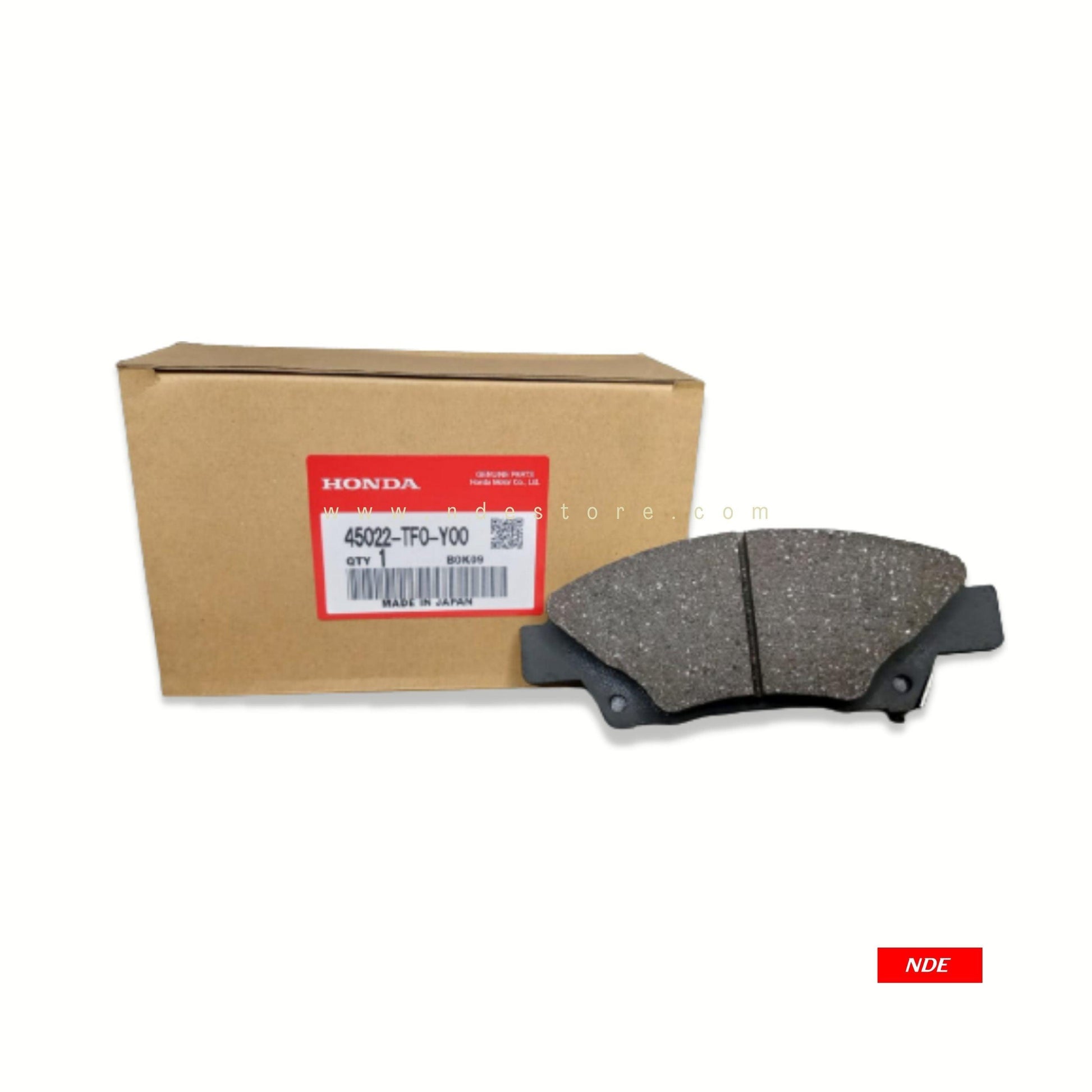 BRAKE, DISC PAD FRONT GENUINE FOR HONDA CITY (2008-2021) - ndestore.com