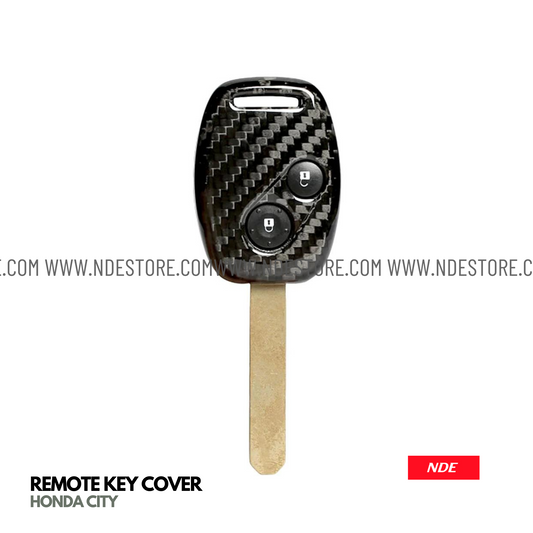 KEY COVER CARBON FIBER STYLE FOR HONDA CITY (2008-2021)