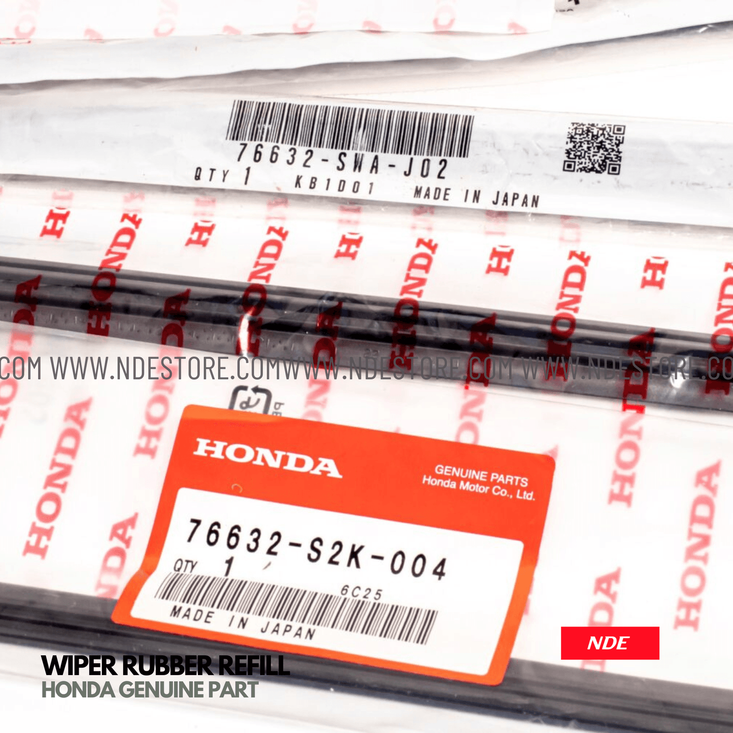 WIPER RUBBER BLADE HONDA GENUINE FOR HONDA CITY (2021-2024) - ndestore.com