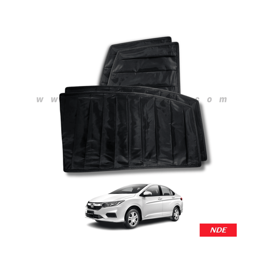 SUN SHADE BLACK WRINKLE FOR HONDA CITY (ALL MODELS) - ndestore.com