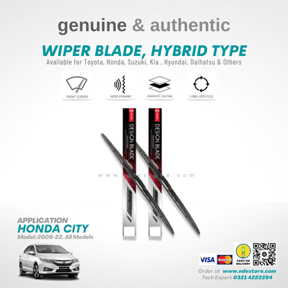 WIPER BLADE DENSO PREMIUM TYPE FOR HONDA CITY (2008-2020) - ndestore.com