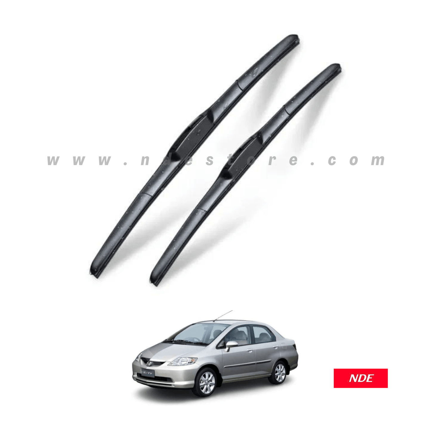 WIPER BLADE AERODYNAMIC TYPE FOR HONDA CITY (2002-2008) - ndestore.com