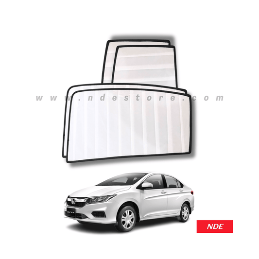 SUN SHADE WHITE WRINKLE FOR HONDA CITY (2002-2008) - ndestore.com