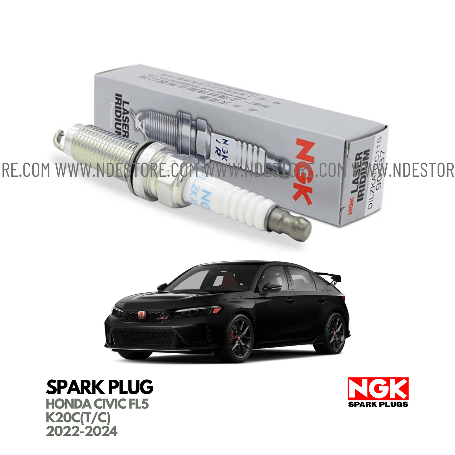 SPARK PLUG NGK LASER IRIDIUM FOR HONDA CIVIC FL5 - ndestore.com