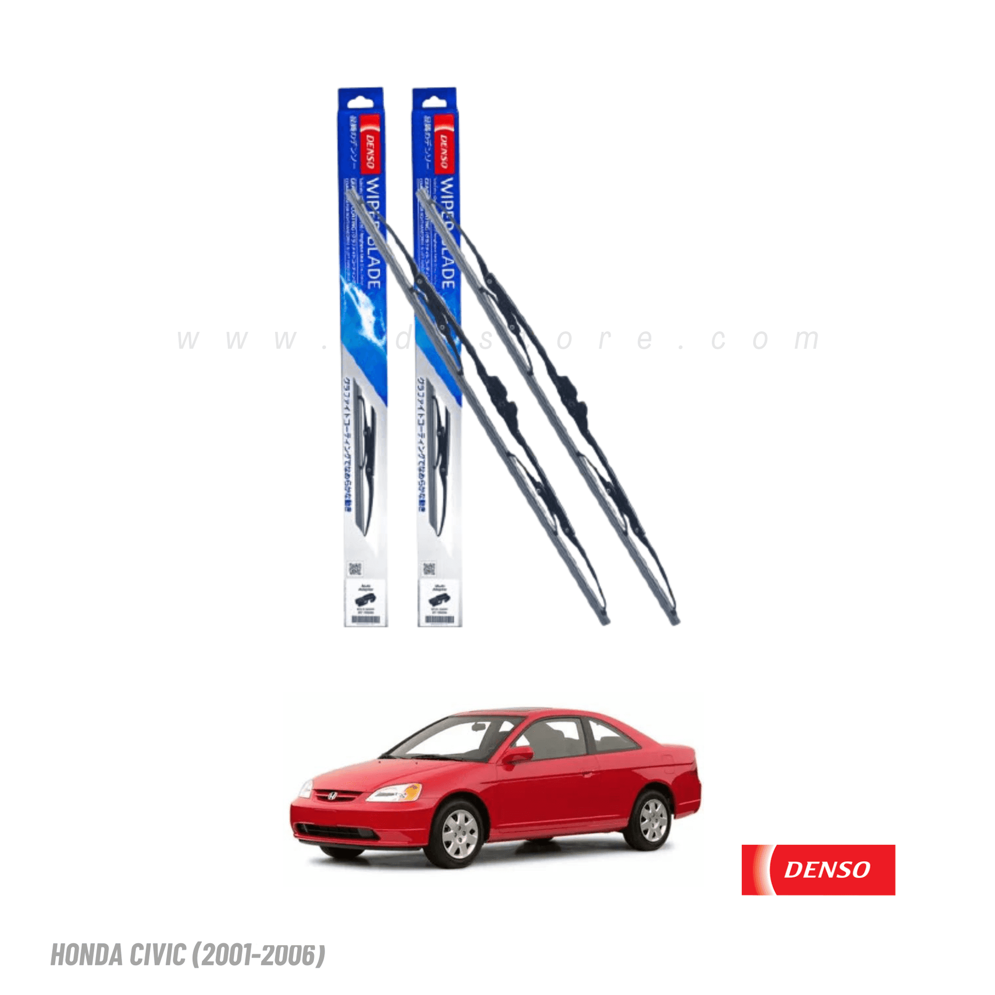 WIPER BLADE DENSO STANDARD TYPE FOR HONDA CIVIC (2001-2006) - ndestore.com