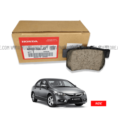 BRAKE, DISC PAD REAR FOR HONDA CIVIC (2006-2012) (HONDA GENUINE PART) - ndestore.com