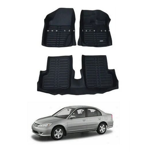 FLOOR MAT 5D STYLE FOR HONDA CIVIC (2002-2006)