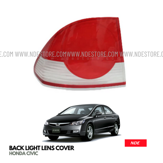 BACK LIGHT LENS COVER FOR HONDA CIVIC (2006-2012) - ndestore.com