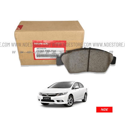 BRAKE, DISC PAD FRONT FOR HONDA CIVIC (2012-2016) (HONDA GENUINE PART) - ndestore.com