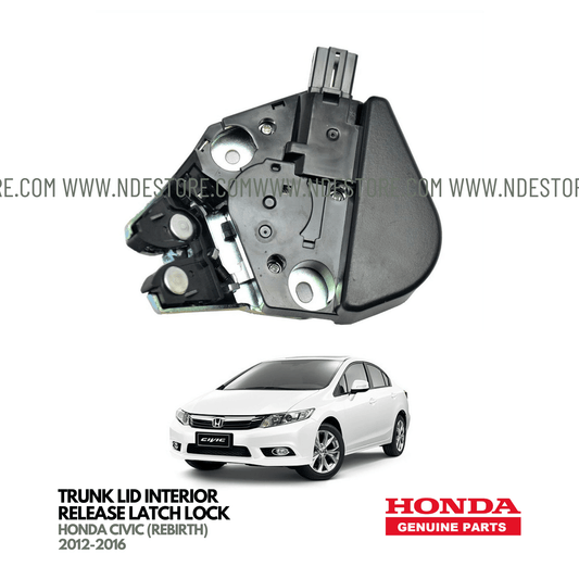 TRUNK LATCH LOCK GENUINE FOR HONDA CIVIC REBIRTH (2012-2016) - ndestore.com