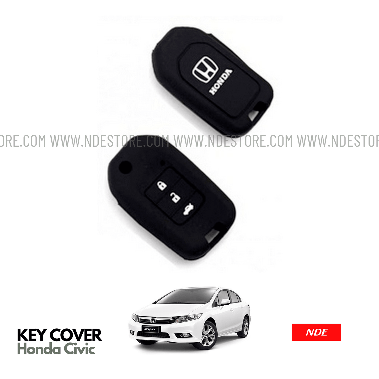 KEY COVER PREMIUM QUALITY FOR HONDA CIVIC (2012-2016) - ndestore.com