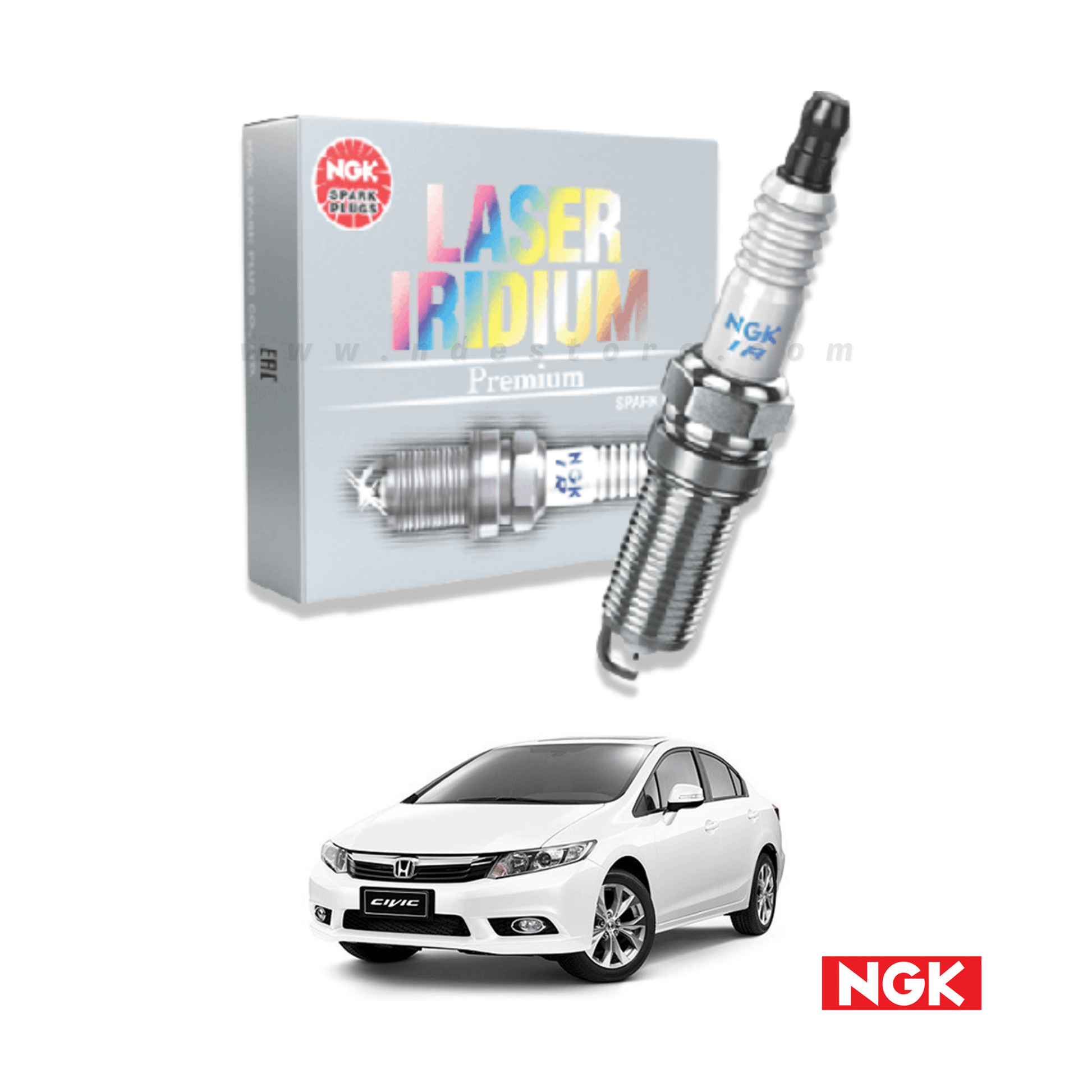 SPARK PLUG NGK LASER IRIDIUM FOR HONDA CIVIC (2012-2016) - ndestore.com