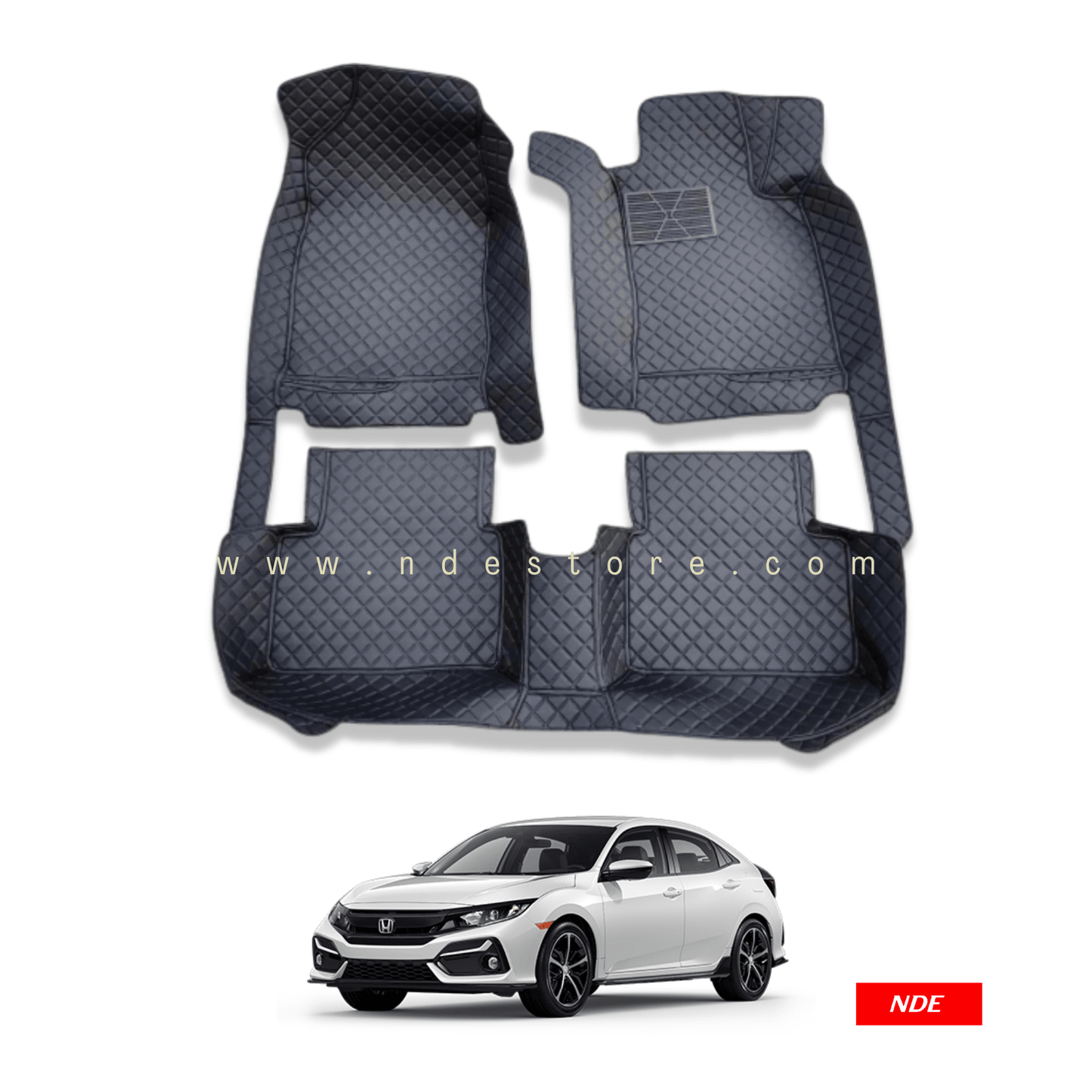 FLOOR MAT 7D STYLE FOR HONDA CIVIC (2016-2021) - ndestore.com