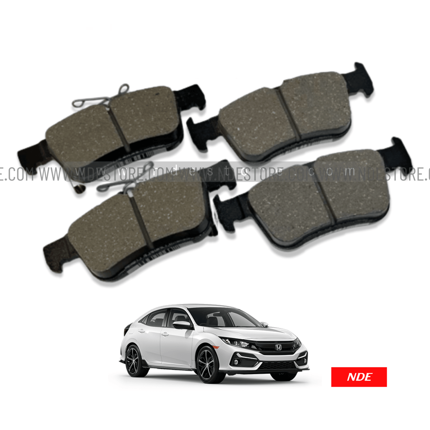 BRAKE, DISC PAD REAR FOR HONDA CIVIC (2016-2021) (HONDA GENUINE PART) - ndestore.com