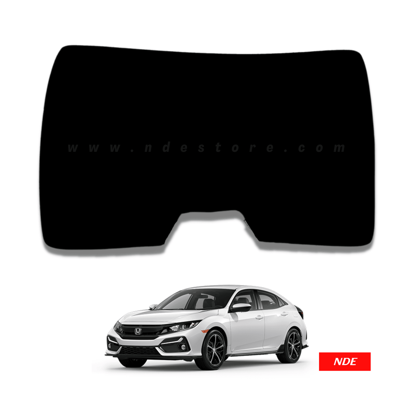 SUN SHADE REAR WINDSHIELD VIEW SCREEN FOR HONDA CIVIC (2016-2021) - ndestore.com