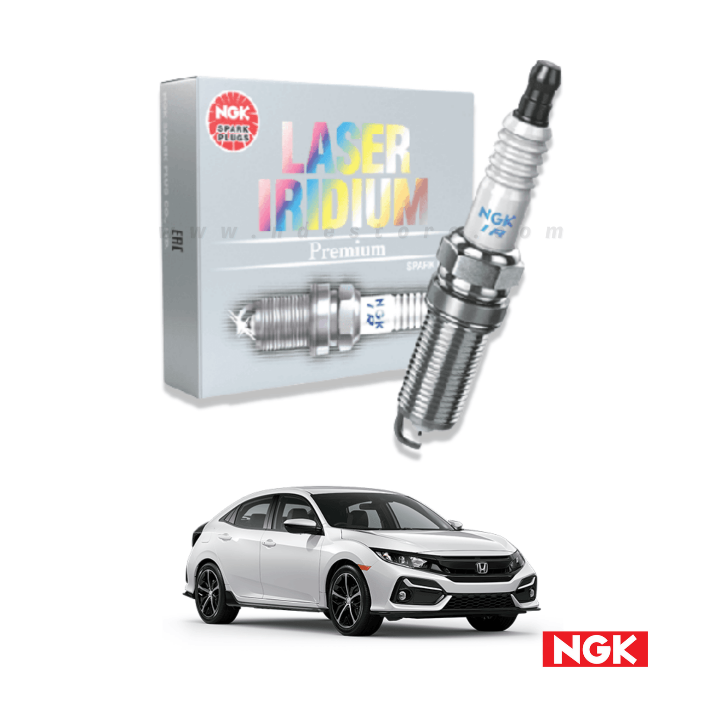 SPARK PLUG NGK LASER IRIDIUM FOR HONDA CIVIC 1800CC (2016-2021) - ndestore.com