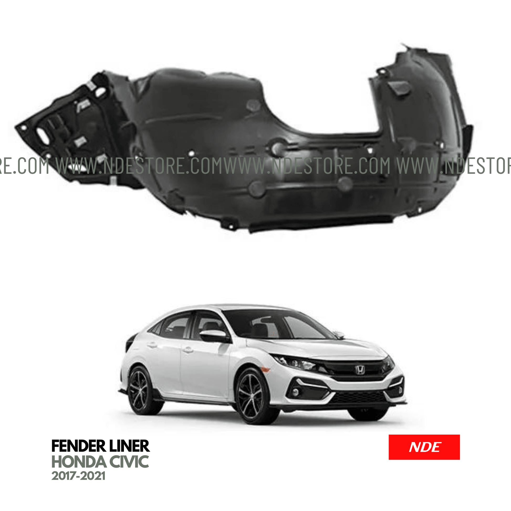 FENDER LINER SHIELD FOR HONDA CIVIC (2016-2021) - ndestore.com