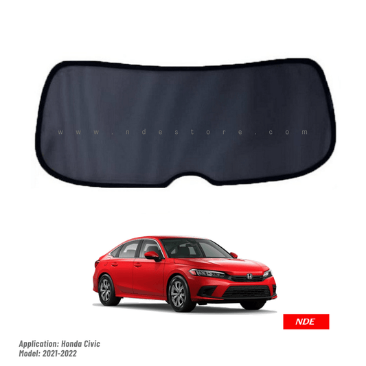 SUN SHADE REAR WINDSHIELD VIEW SCREEN FOR HONDA CIVIC (2021-2024) - ndestore.com