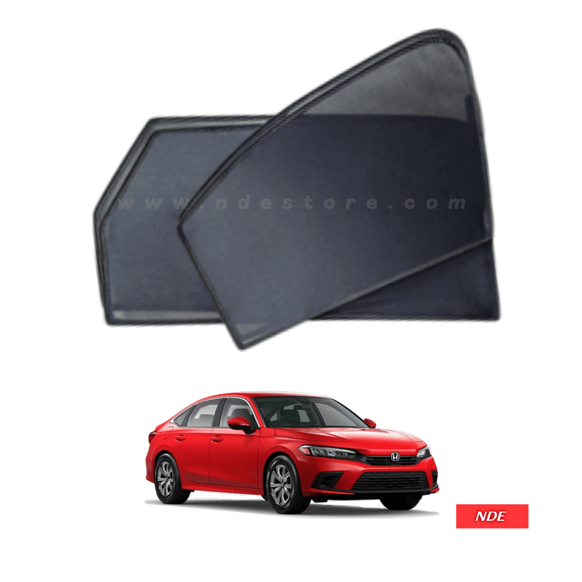 SUN SHADE CURTAIN SET XTREEME MESH FOR HONDA CIVIC (2021-2024) - ndestore.com