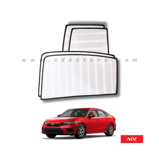 SUN SHADE WHITE WRINKLE FOR HONDA CIVIC (2021-2024) - ndestore.com