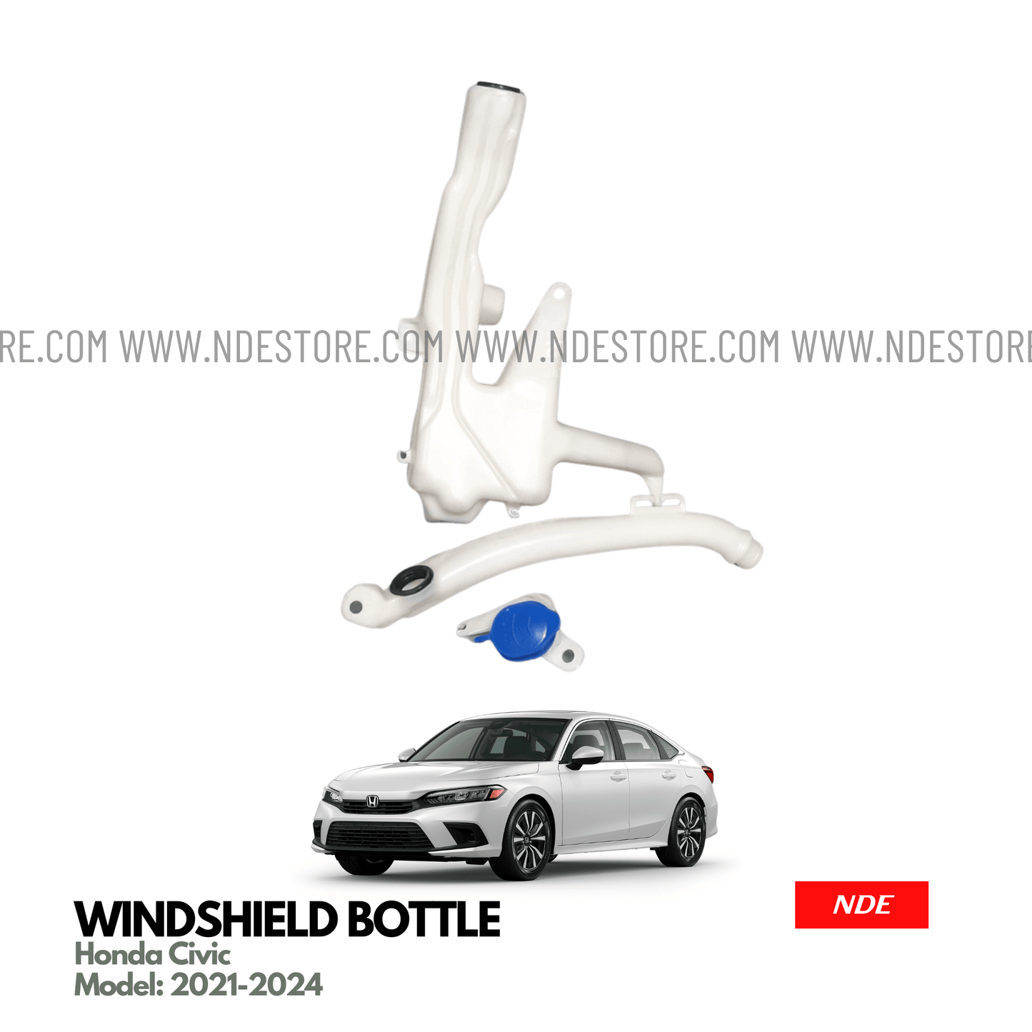 WINDSHIELD WASHER WIPER BOTTLE FOR HONDA CIVIC (2022-2024) - ndestore.com