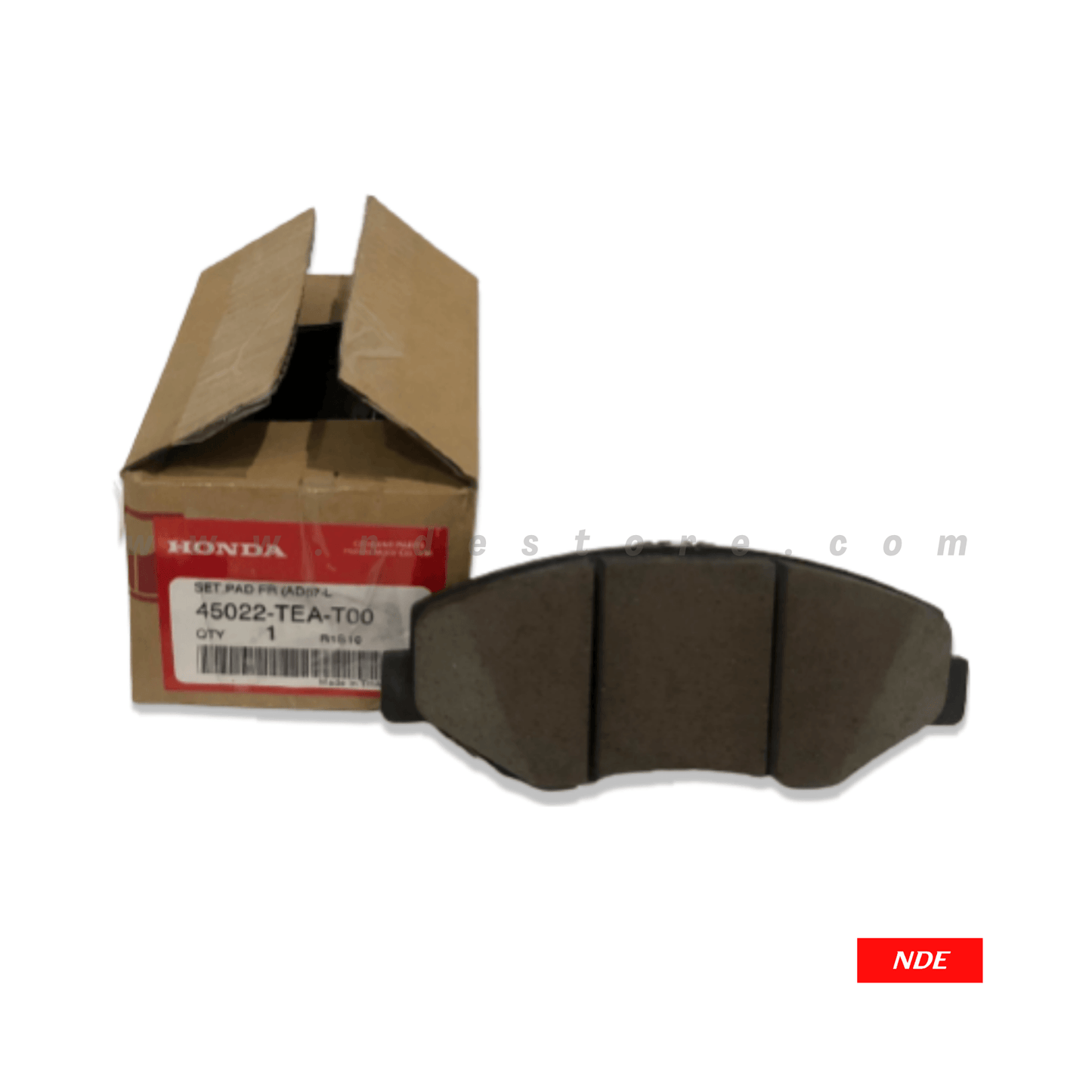 BRAKE, DISC PAD FRONT FOR HONDA CIVIC (2016-2021) (HONDA GENUINE PART) - ndestore.com