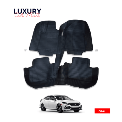 FLOOR MAT 7D STYLE LINEAR DESIGN FOR HONDA CIVIC (2016-2021)