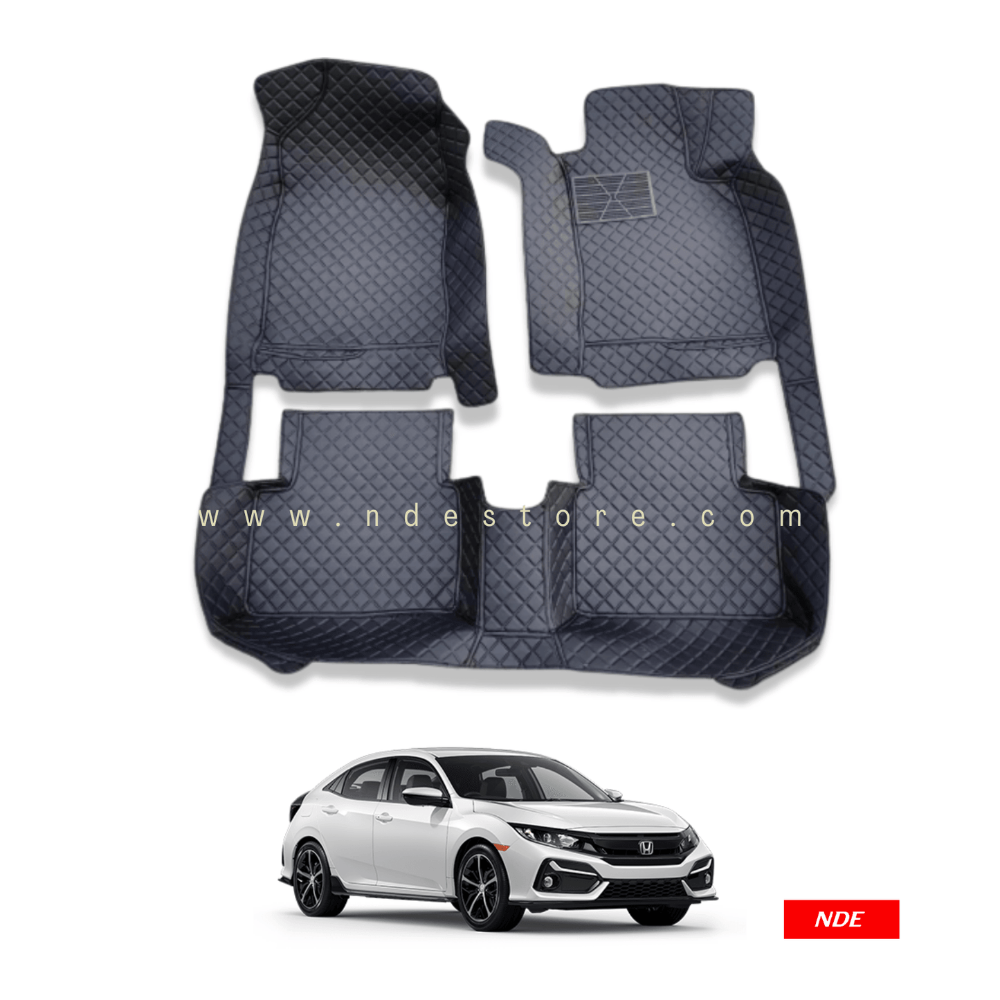 FLOOR MAT 7D STYLE FOR HONDA CIVIC (2016-2021) - ndestore.com