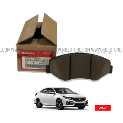 BRAKE, DISC PAD FRONT FOR HONDA CIVIC (2016-2021) (HONDA GENUINE PART) - ndestore.com