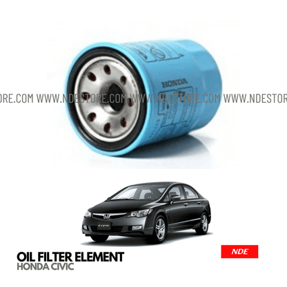 OIL FILTER GENUINE FOR HONDA CIVIC REBORN (2006-2012) (HONDA GENUINE PART) - ndestore.com