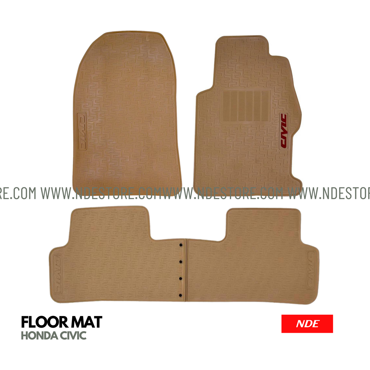 FLOOR MAT RUBBER FOR HONDA CIVIC (2012-2016)