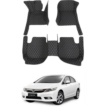 FLOOR MAT 7D STYLE FOR HONDA CIVIC (2012-2016) - ndestore.com