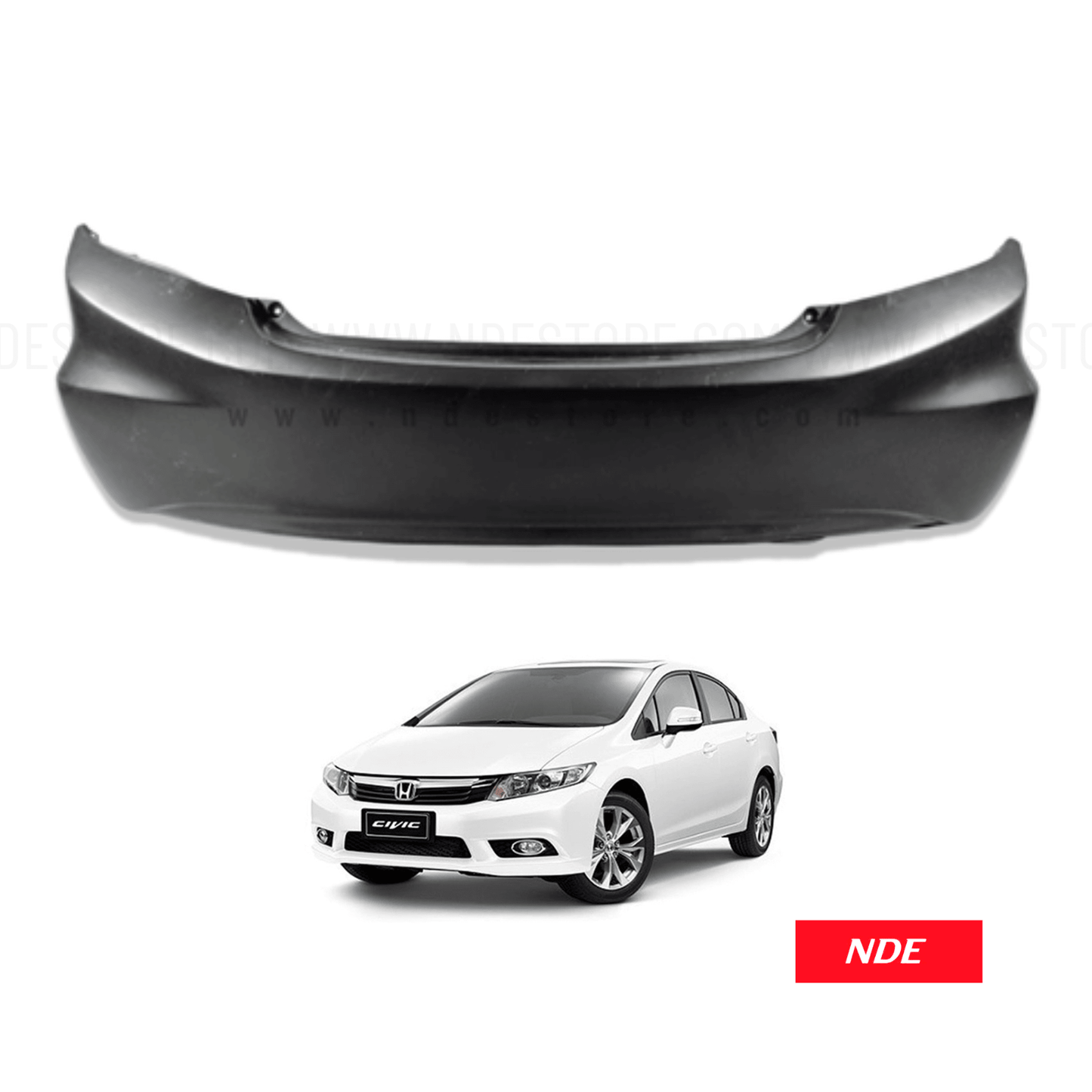 BUMPER REAR FOR HONDA CIVIC (2012-2016)