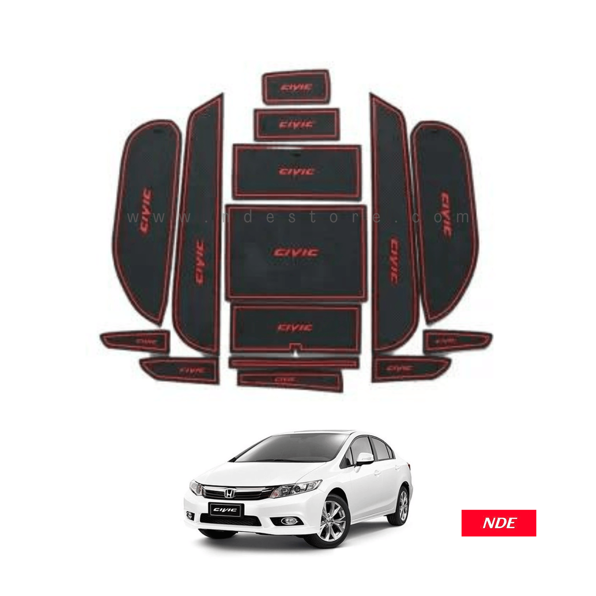 MATS FOR INTERIOR SURFACE PROTECTION FOR HONDA CIVIC (2012-2016) - ndestore.com