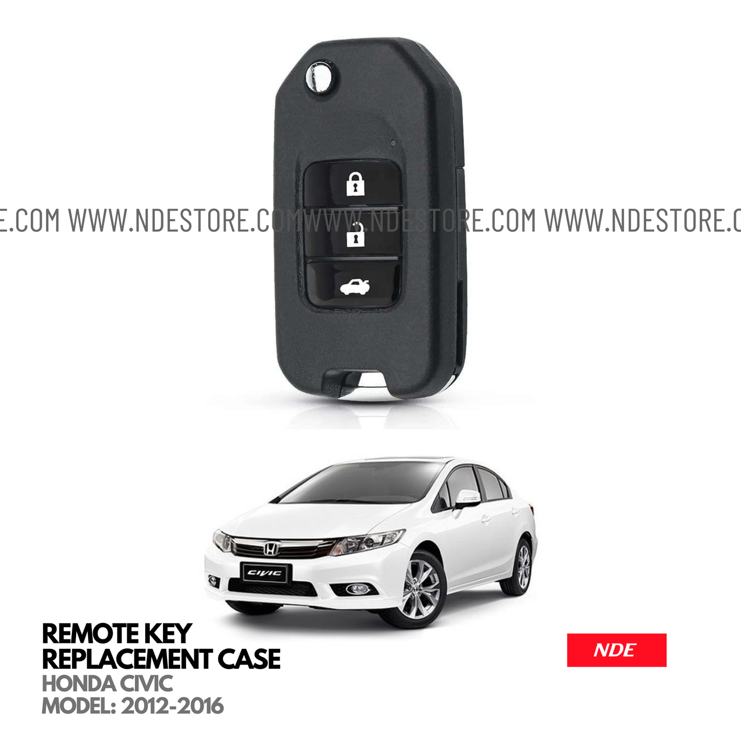 KEY COVER REPLACEMENT FOR HONDA CIVIC (2012-2016)