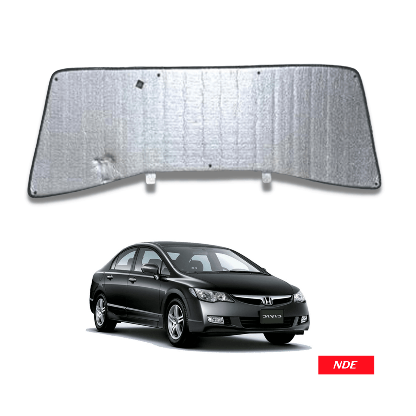 BONNET INSULATOR ALUMUNIUM COVER FOR HONDA CIVIC (2006-2012) - ndestore.com