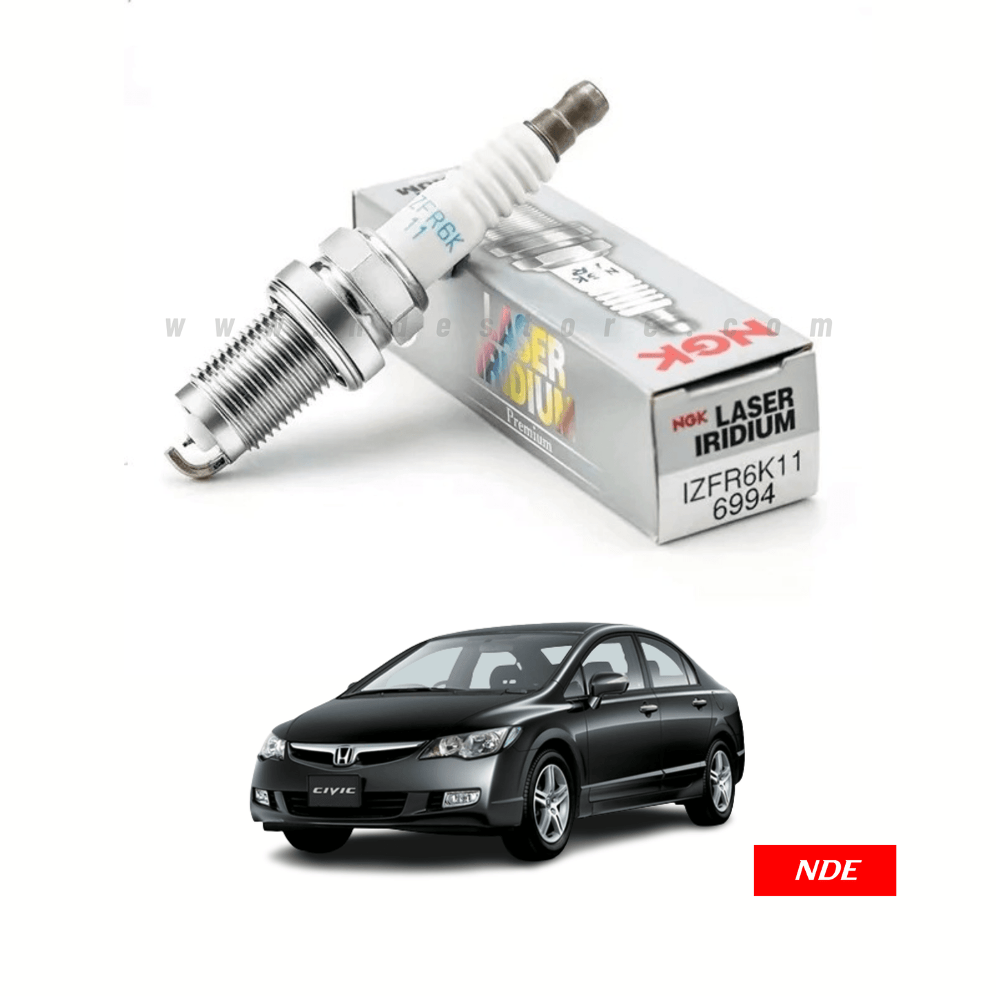 SPARK PLUG IRIDIUM NGK FOR HONDA CIVIC (2006-2012) - ndestore.com