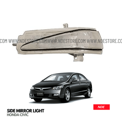 SIDE MIRROR, TURN SIGNAL LIGHT ASSY FOR HONDA CIVIC (2006-2012) - ndestore.com