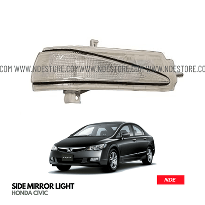 SIDE MIRROR, TURN SIGNAL LIGHT ASSY FOR HONDA CIVIC (2006-2012) - ndestore.com