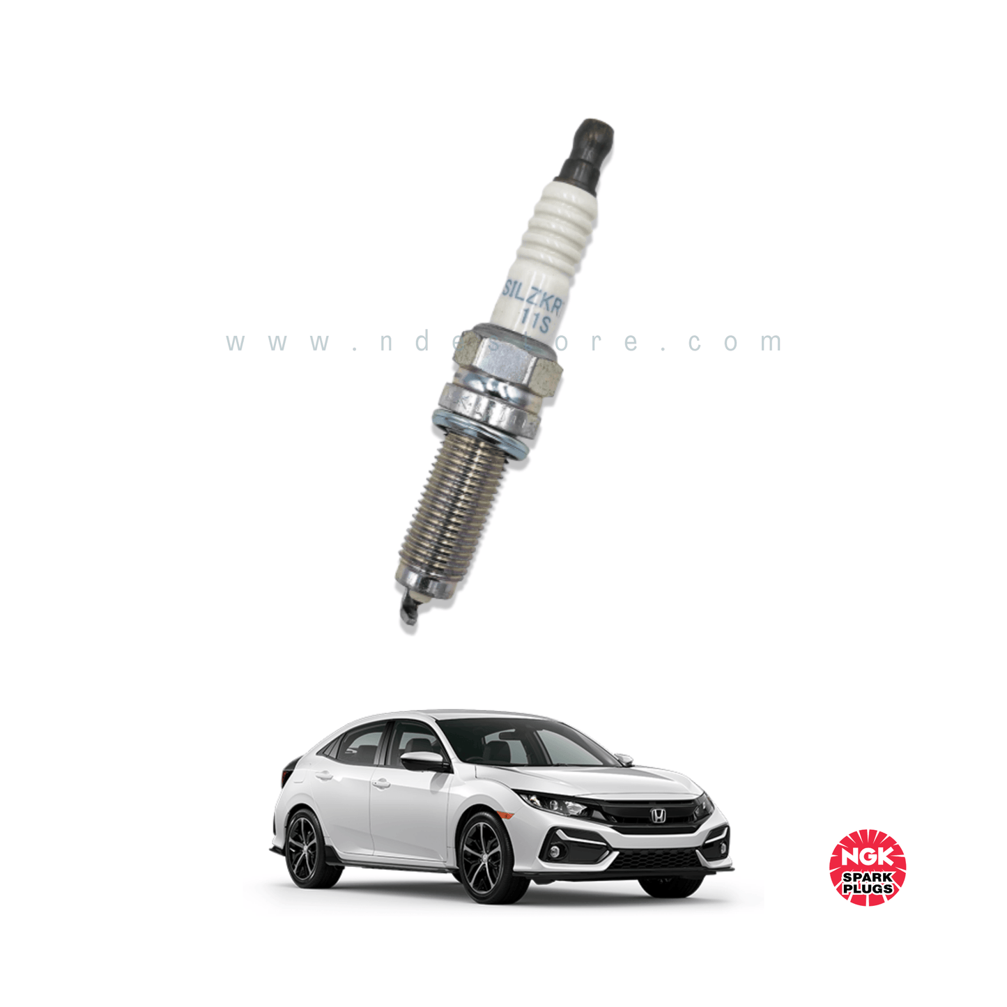 SPARK PLUG NGK LASER IRIDIUM FOR HONDA CIVIC 1800CC (2016-2021) - ndestore.com