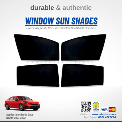 SUN SHADE PREMIUM QUALITY FOR HONDA CIVIC (2021-2024) - ndestore.com