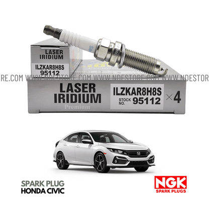 SPARK PLUG NGK LASER IRIDIUM FOR HONDA CIVIC 1500CC TURBO (2016-2021) - ndestore.com