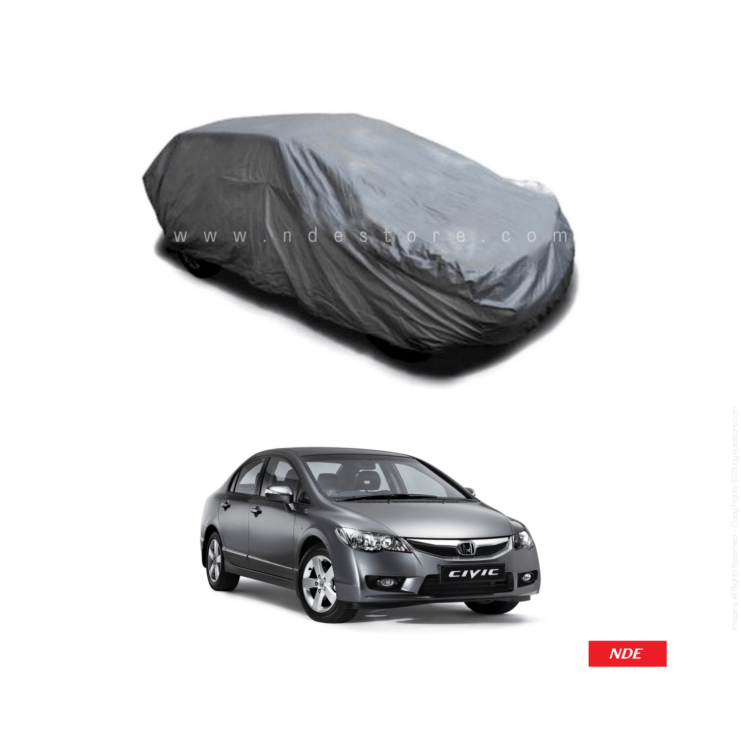 TOP COVER WITH FLEECE IMPORTED FOR HONDA CIVIC (2006-2012) - ndestore.com