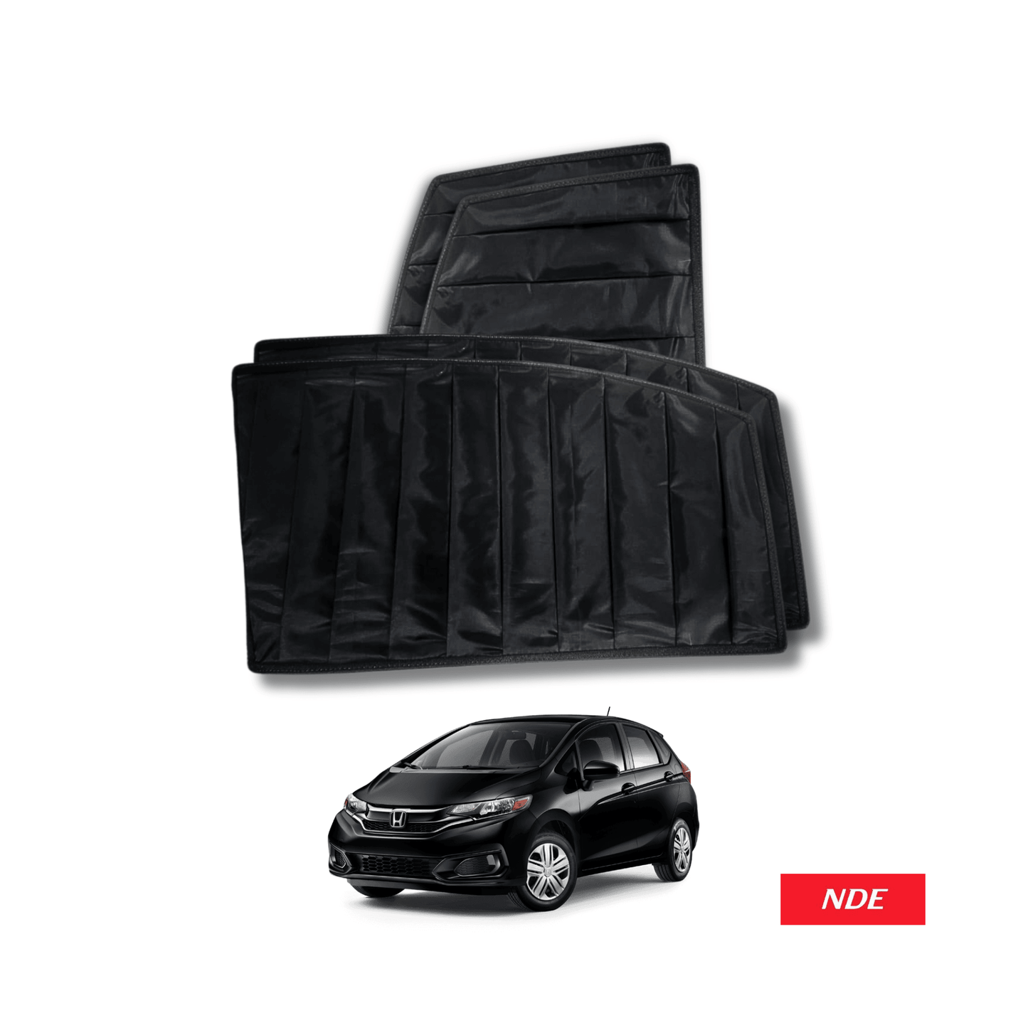 SUN SHADE BLACK WRINKLE FOR HONDA FIT - ndestore.com