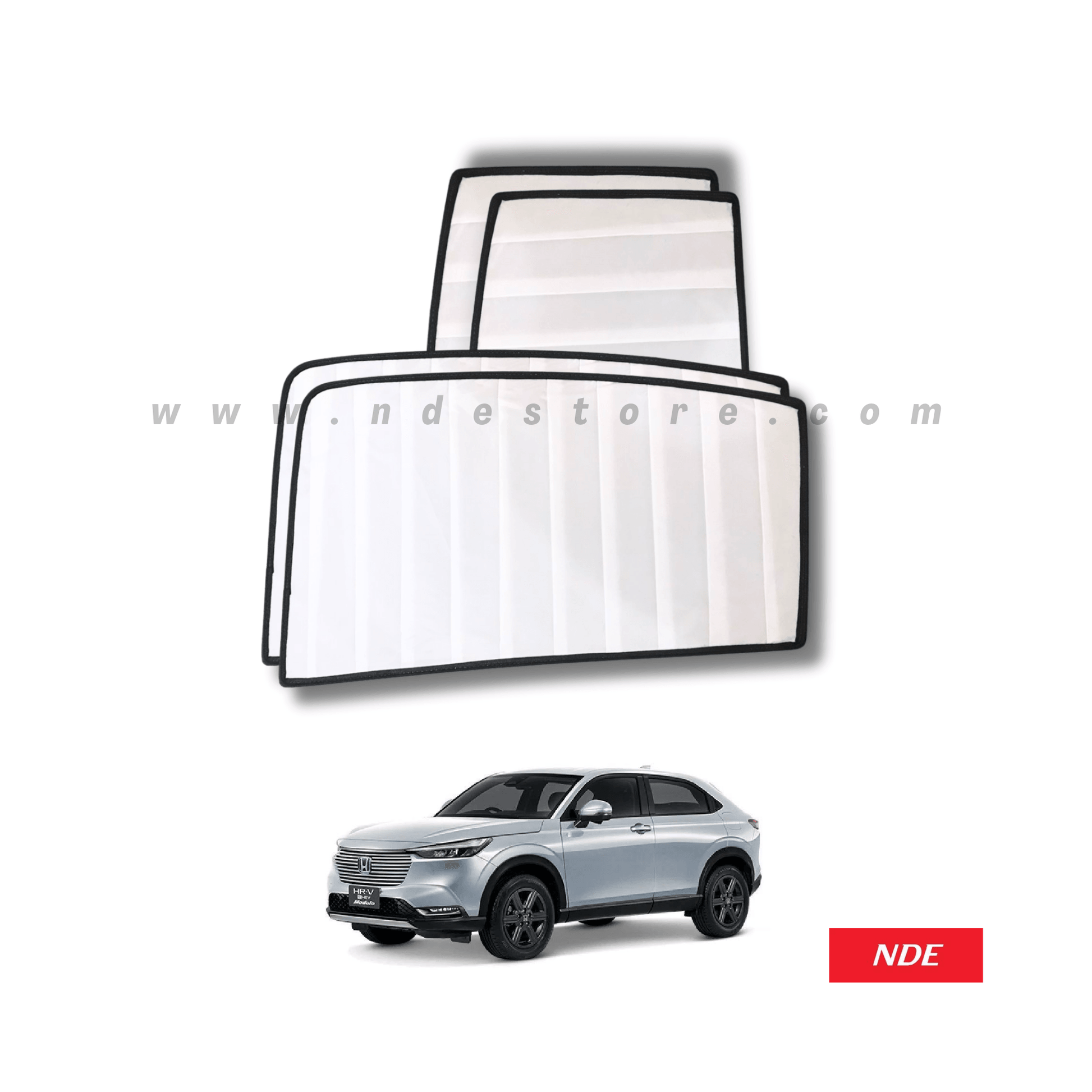 SUN SHADE WHITE WRINKLE FOR HONDA HRV - ndestore.com