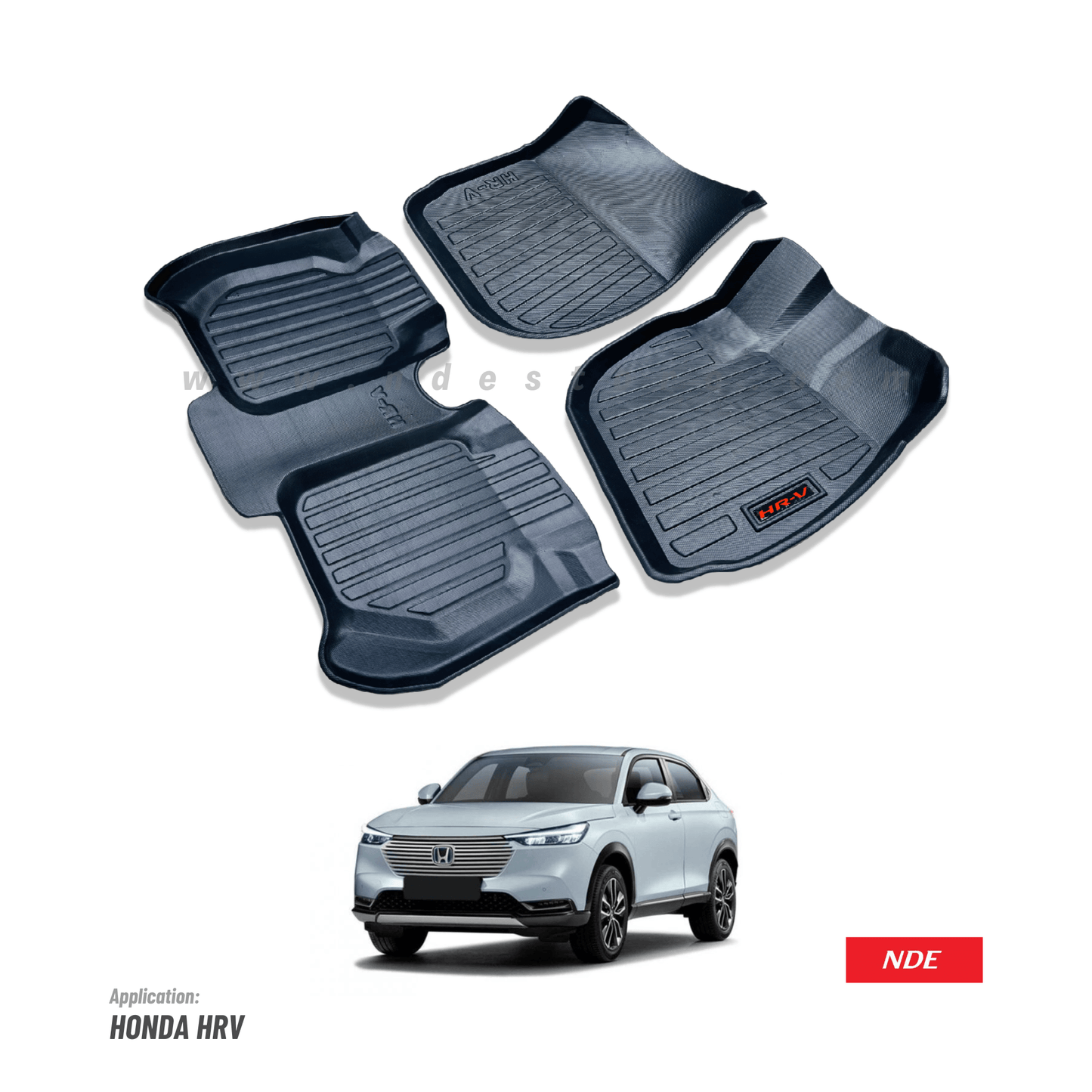 FLOOR MAT TPE STYLE PREMIUM QUALITY FOR HONDA HRV - ndestore.com