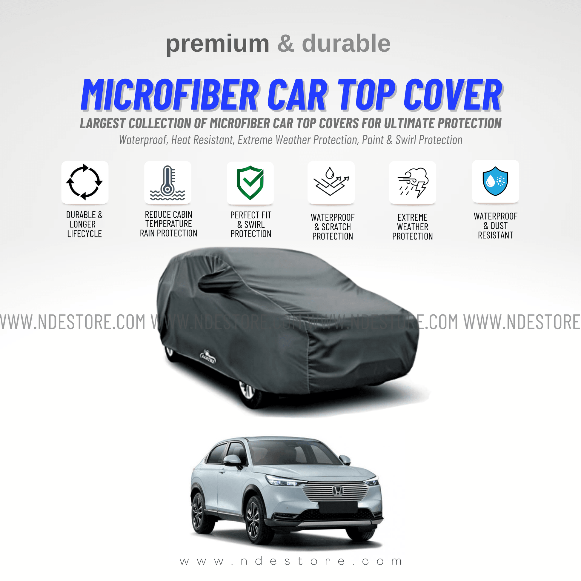 TOP COVER MICROFIBER FOR HONDA HRV - ndestore.com