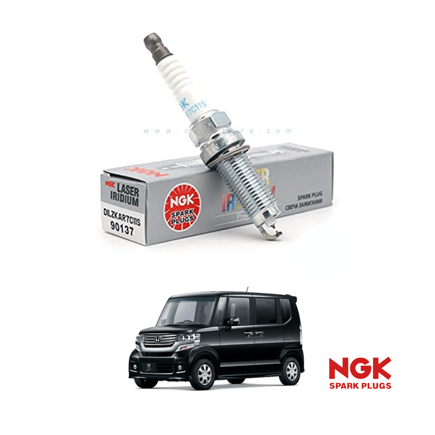 SPARK PLUG LASER IRIDIUM NGK FOR HONDA N BOX - ndestore.com